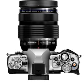 Беззеркальный фотоаппарат Olympus E-M5 Mark II Silver с объективом 12-40 PRO Black фото
