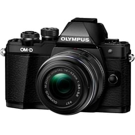 Беззеркальный фотоаппарат Olympus E-M10 Mark II Black с объективом 14-42 II R Black фото