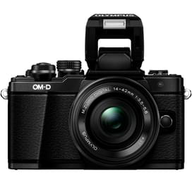 Беззеркальный фотоаппарат Olympus E-M10 Mark II Black с объективом 14-42 EZ Black фото