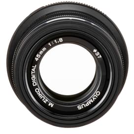 Lympus M.ZUIKO DIGITAL  объективі 45mm f/1.8 Black фото
