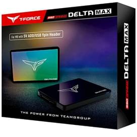 Внутренний SSD 2.5" 9.5мм TEAM T-FORCE DELTA MAX RGB 500GB  BLACK 3D TLC SATA-III (T253TM500G3C302) фото