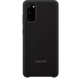 Чехол для Samsung Galaxy S20/G980, Silicone Cover, Black (EF-PG980TBEGRU) фото