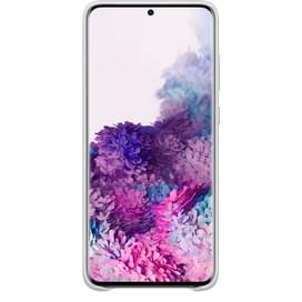 Чехол для Samsung Galaxy S20+/G985, Leather Cover, Silver (EF-VG985LSEGRU) фото