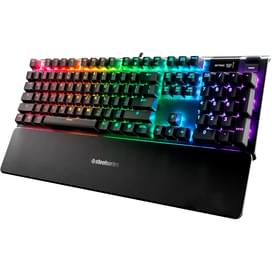 Клавиатура игровая проводная USB SteelSeries Apex 5 RGB, QX2 Blue фото
