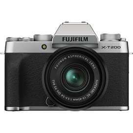 Беззеркальный фотоаппарат FUJIFILM X-T200 kit 15-45 mm Silver фото