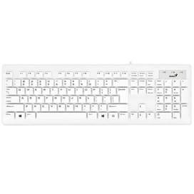 Клавиатура проводная USB Genius SlimStar 130 White фото