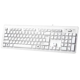 Клавиатура проводная USB Genius SlimStar 130 White фото