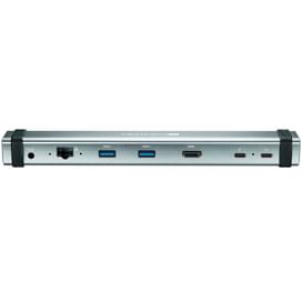 Мультипортовая док-станция Сanyon, 6-в-1 USB Type C PD (60W), Черно-серый (CNS-TDS06DG) фото