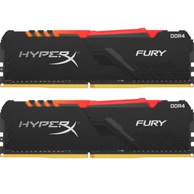 Оперативная память DDR4 DIMM 16GB(8GBx2)/3466MHz Kingston HyperX Fury RGB (HX434C16FB3AK2/16) фото