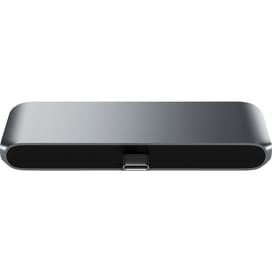 Адаптер Satechi, USB Type-C - 1*Type-C PD (18W),1*USB 3.0, 1*HDMI 4K, 1*3,5 мм, Серый (ST-TCMPHM) фото