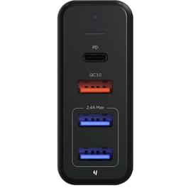 Сетевое зарядное устройство 3*USB QC 3.0, 1*USB Type-C 3A PD (60W), Satechi, Серый (ST-MCTCAM) фото