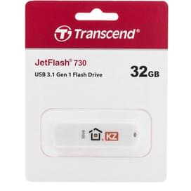 USB Флешка 32GB Transcend JetFlash 730 Type-A 3.1 Gen 1 (3.0) TD Logo (TS32GJF730-TD) фото