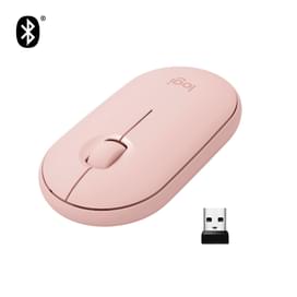 Сымсыз тінтуір USB/BT Logitech Pebble M350, Rose фото