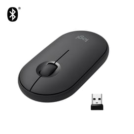 Сымсыз тінтуір USB/BT Logitech Pebble M350, Graphite фото