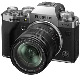 Беззеркальный фотоаппарат FUJIFILM X-T4 Kit 18-55mm Silver фото