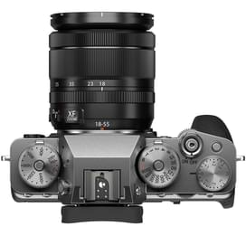Беззеркальный фотоаппарат FUJIFILM X-T4 Kit 18-55mm Silver фото