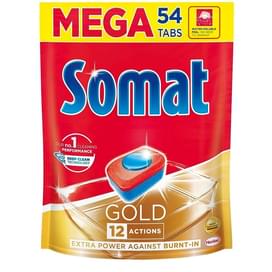 Таблетки для посудомоечных машин SOMAT голд (54шт) фото