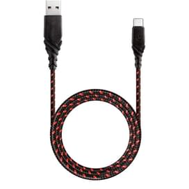 Кабель USB 2.0 - Type-C, DURAGLITZ, Energеa, 1.5м, Красный (CBL-DG20CA-BLU150) фото