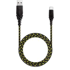 Кабель USB 2.0 - Type-C, DURAGLITZ, Energеa, 1.5м, Желтый (CBL-DG20CA-LIM150) фото