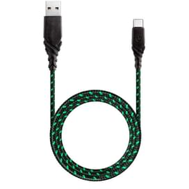 Кабель USB 2.0 - Type-C, DURAGLITZ, Energеa, 1.5м, Зеленый (CBL-DG20CA-GRN150) фото