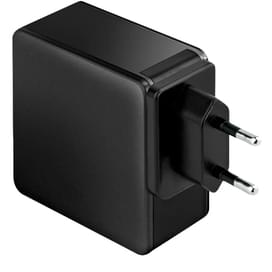 Адаптер для путешествий, 1*USB Type-C, 1*USB QC3, PD (30W) EU/US, Energеa, Черный (CHR-TL-PD30QEU) фото