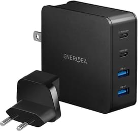 Сетевое зарядное устройство 2*USB 3.0 QC, 2*USB Type-C, PD (66W), Energеa, Черный (CHR-TL-PD66EU) фото