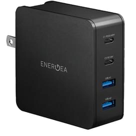 Сетевое зарядное устройство 2*USB 3.0 QC, 2*USB Type-C, PD (66W), Energеa, Черный (CHR-TL-PD66EU) фото