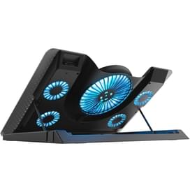 Охлаждающая подставка для ноутбука Trust GXT 1125 Quno до 17.3", Чёрный фото