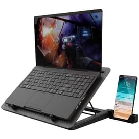 Охлаждающая подставка для ноутбука Trust GXT 1125 Quno до 17.3", Чёрный фото
