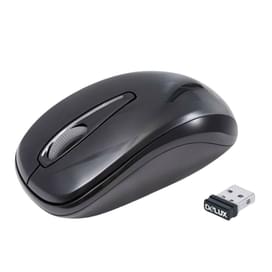 Мышка беспроводная USB Delux DLM-107OGB Black фото