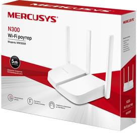 Беспроводной маршрутизатор, Mercusys MW305R, 3 порта + Wi-Fi, 300 Mbps (MW305R) фото
