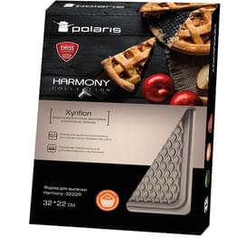 Форма для выпечки прямоугольная 32x22см из углер.стали Polaris Harmony-3222R фото