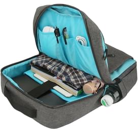 15.6" Technodom Ноутбукқа арналған рюкзагі, TD-005, Grey/Blue (TD-005GB) фото