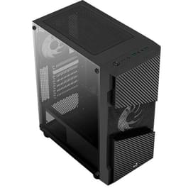 ПК корпус Aerocool Menace Saturn RGB MidTower, window, Black ATX (ACCM-PV20023.11) фото