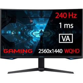 Монитор Игровой 32" Samsung LC32G75TQSIXCI 2560х1440 16:9 VA 240ГЦ (HDMI+2DP) Curved Black фото