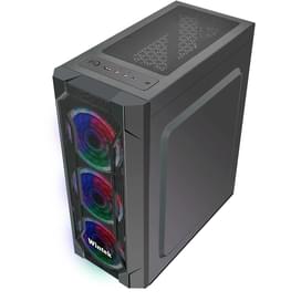 Wintek Rainbow K106 TG MidTower кейсі, window, Black ATX (K106 TG) фото