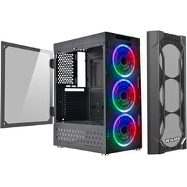 Wintek Rainbow K106 TG MidTower кейсі, window, Black ATX (K106 TG) фото