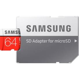 Карта памяти MicroSD 64GB Samsung Evo+, UHS-I 95MB/s, Class 10 + SD Adapter (MB-MC64HA/RU) фото