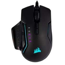 Сымды ойын тінтуірі USB Corsair GLAIVE RGB PRO, Aluminum фото