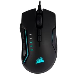 Сымды ойын тінтуірі USB Corsair GLAIVE RGB PRO, Aluminum фото