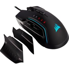 Сымды ойын тінтуірі USB Corsair GLAIVE RGB PRO, Aluminum фото