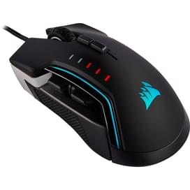 Сымды ойын тінтуірі USB Corsair GLAIVE RGB PRO, Aluminum фото