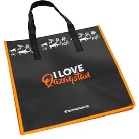 Сумка полипропилен, Technodom "I Love Qazaqstan", 37*37*25 см (BAG_I_love_KZ) фото