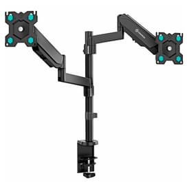 Кронштейн-газлифт для 2х мониторов 13"-32",Onkron (G140 Black) фото