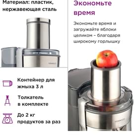 Kenwood JE-850 Шырынсыққышы фото