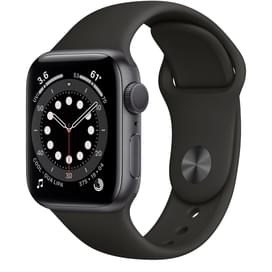 Смарт часы Apple Watch Series 6 GPS, 40mm Space Gray Aluminium Case with Black Sport Band фото