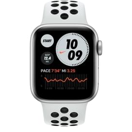 Смарт-часы Apple Watch Nike Series 6 GPS, 40mm Silver Aluminium Case with Platinum Nike Sport Band фото