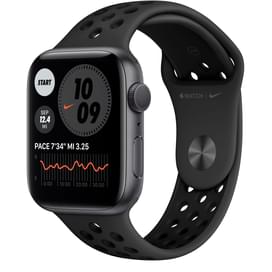 Смарт-часы Apple Watch Nike Series 6 GPS, 44mm Space Gray Aluminium Case with Black Nike Sport Band фото