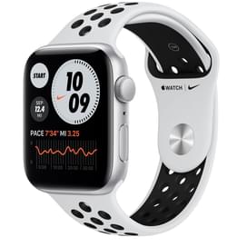 Смарт-часы Apple Watch Nike SE GPS, 44mm Silver Aluminium Case with Platinum Nike Sport Band фото