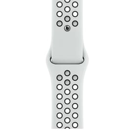 Смарт-часы Apple Watch Nike SE GPS, 44mm Silver Aluminium Case with Platinum Nike Sport Band фото